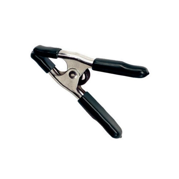 Pince 'A' Spring clamp 11 cm (1') caoutchouc noir