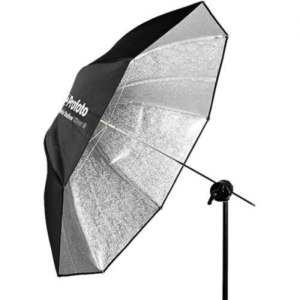 Parapluie Shallow Silver M 105cm / 41''