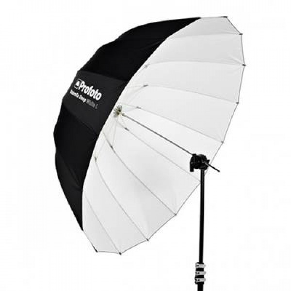 Parapluie Deep White L (130 cm/51'')