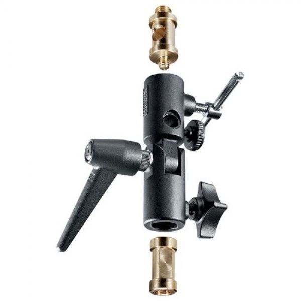 Adaptateur / rotule Lite-Tite noire pour fixation parapluie