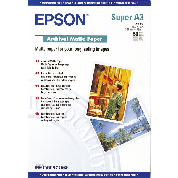 EPSON PAPIER MAT SUPERIEUR A2 50F 189G