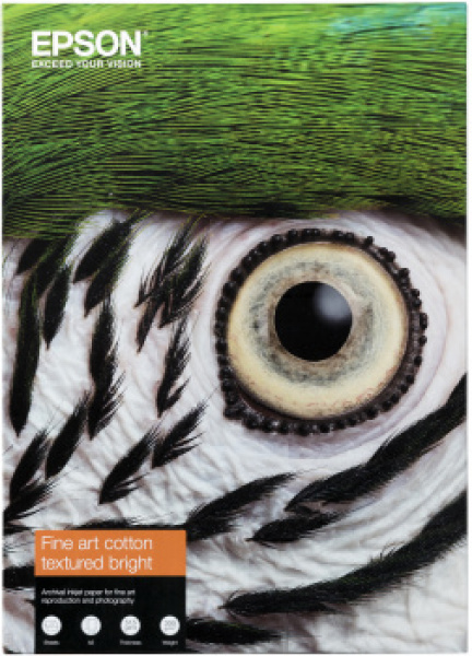 Papier Fine Art Cotton Textured Bright 300g 25f. A4 ( (21x29,7cm)