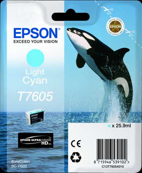 Encre Pigment Cyan clair SC-P600 (25,9ml)