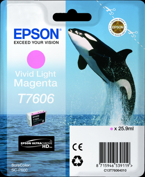 Encre Pigment Vivid magenta clair SC-P600 (25,9ml)