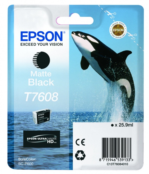 Encre Pigment Noir mat SC-P600 (25,9ml)