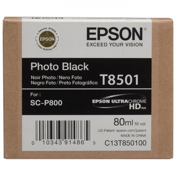 Encre Pigment Noir Photo SC-P800 (80ml)