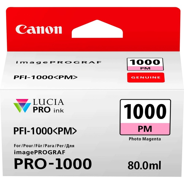 Encre PFI-1000 Pigment Photo Magenta (80ml)