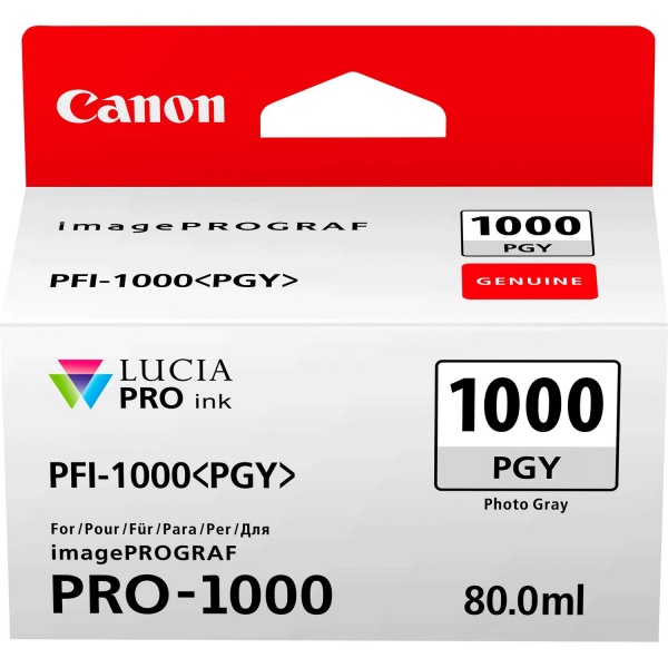 Encre PFI-1000 Pigment Photo Gris (80ml)