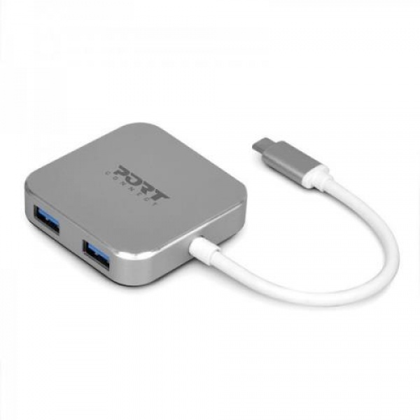 Concentrateur Hub SuperSpeed  USB-C / USB3.0 3-ports