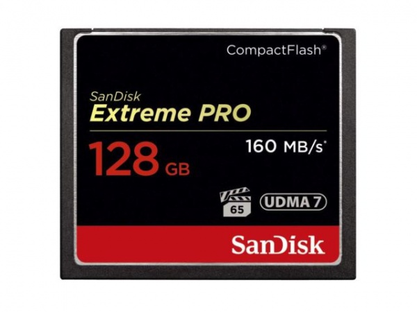 Carte mémoire CompactFlash 128Go Extreme Pro 160MB/s 1067x