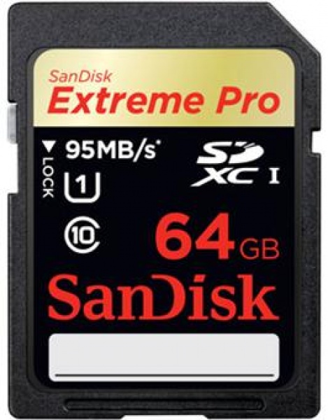 Carte mémoire SDHC/SDXC 64Go Video Extreme PRO UHS-I 95MB/s