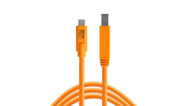Câble TetherPro USB-C to USB 3.0 (B) 4,6m Orange