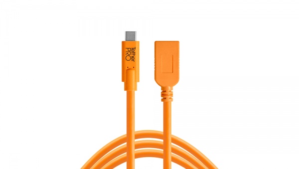 Câble TetherPro USB-C / USB 3.0(A) extension 4,6m Orange