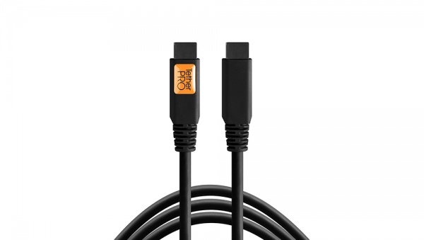 Tether Pro FireWire 800 - 9 to 9 pin 15', ORG