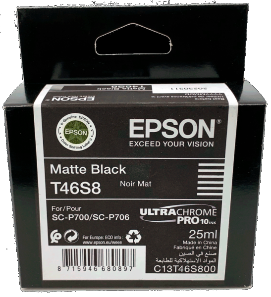 Encre Pigment Noir Mat SC-P700