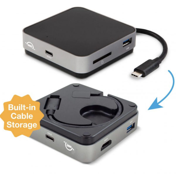 Dock USB-C portable 5 ports v2 - Gris sidéral