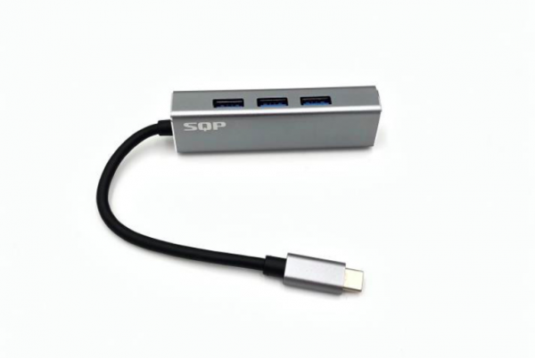 Concentrateur Hub SuperSpeed  USB-C / USB3.0 4-ports