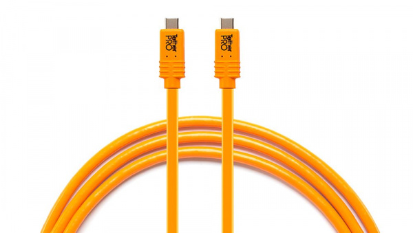 Câble TetherPro Phase One USB-C to USB-C 4,6m Orange