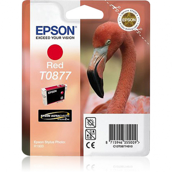 Cartouche ''Flamant Rose'' - Encre UltraChrome Hi-Gloss2 Rouge