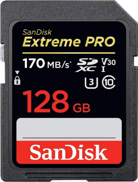 Carte mémoire microSDXC 128Go Vidéo Extreme PRO 170MB/s UHS-I