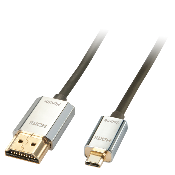 Câble HDMI type A/D Cromo Slim 3m