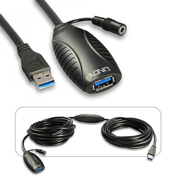 Câble rallonge active Pro USB 3.0 10m