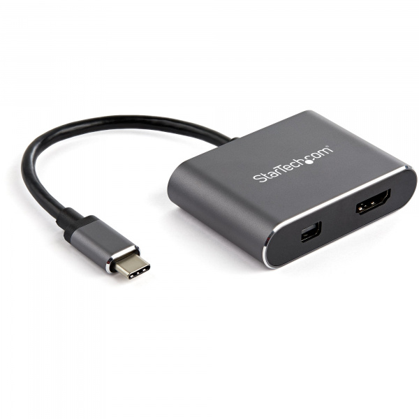 Adaptateur multiport USB Type-C vers mini DisplayPort ou HDMI - 4K 60 Hz