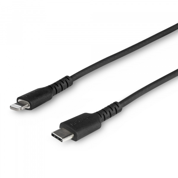 Câble adaptateur USB-C vers Lightning Noir Robuste (1m)