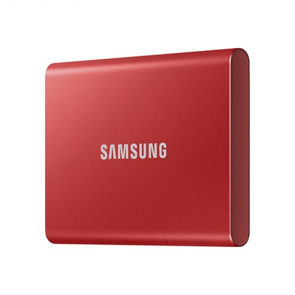 Disque dur portable SSD T7 1To | Rouge métallique USB-C 3.2