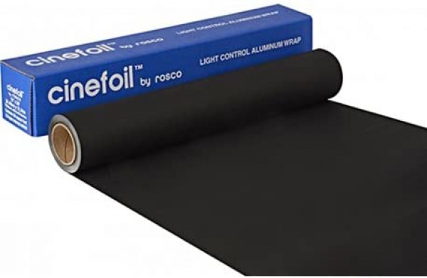 Rosco Cinefoil aluminium noir mat - rouleau  61 x 762cm