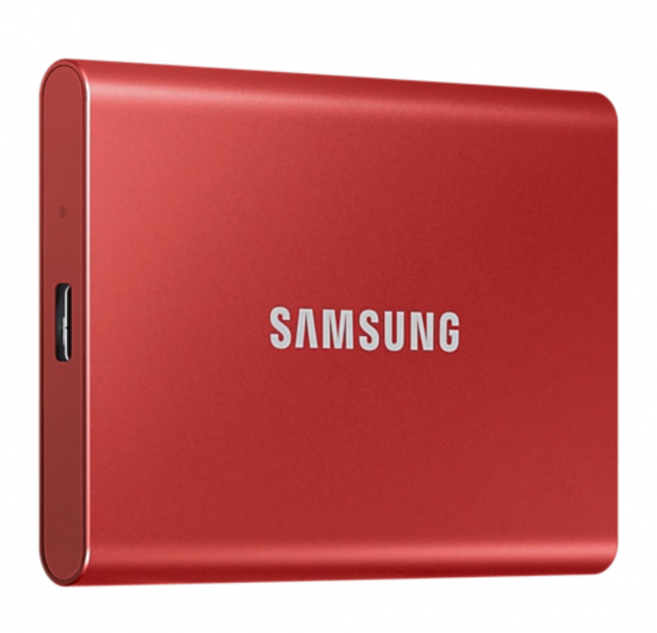 Disque dur portable SSD T7 2To | Rouge métallique USB-C 3.2