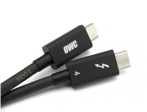 Câble Thunderbolt™ 4  USB-C noir 2m 100W 40Gbps
