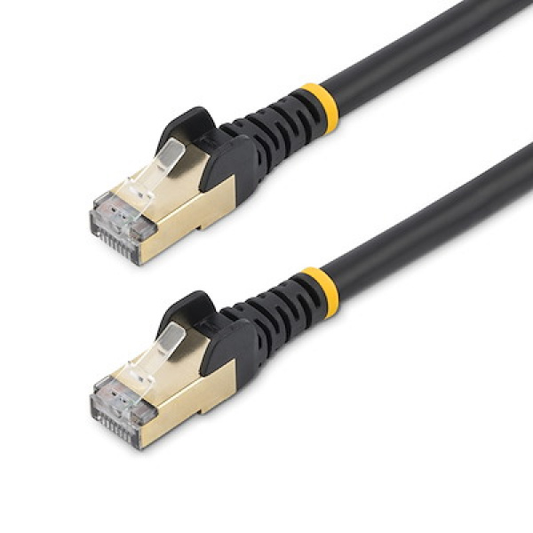 Câble réseau Ethernet RJ45 CAT6a blindé STP noir 5m