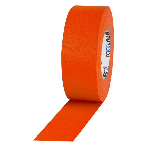 Gaffer Pro Orange mat, rouleau de 50mm x 25m