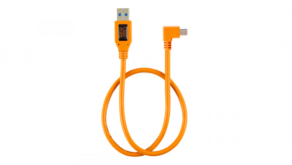 Câble TetherPro USB 2.0 Male vers USB 2.0  Mini-B 5 pin, angle droit, 50 cm