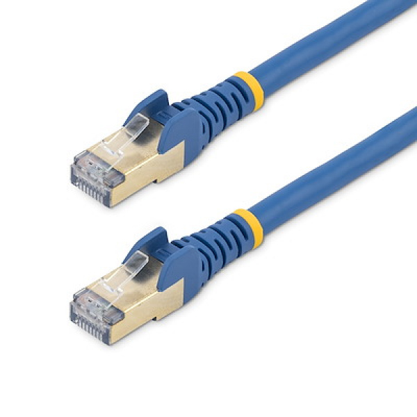 Câble réseau Ethernet RJ45 CAT6a blindé STP bleu 5m