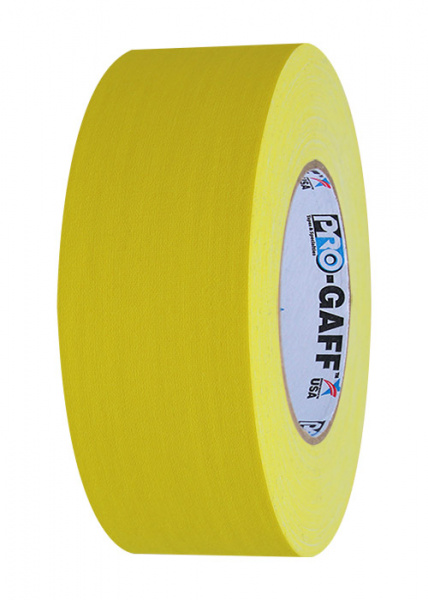 Gaffer Pro Jaune clair, rouleau de 25mm x 50m