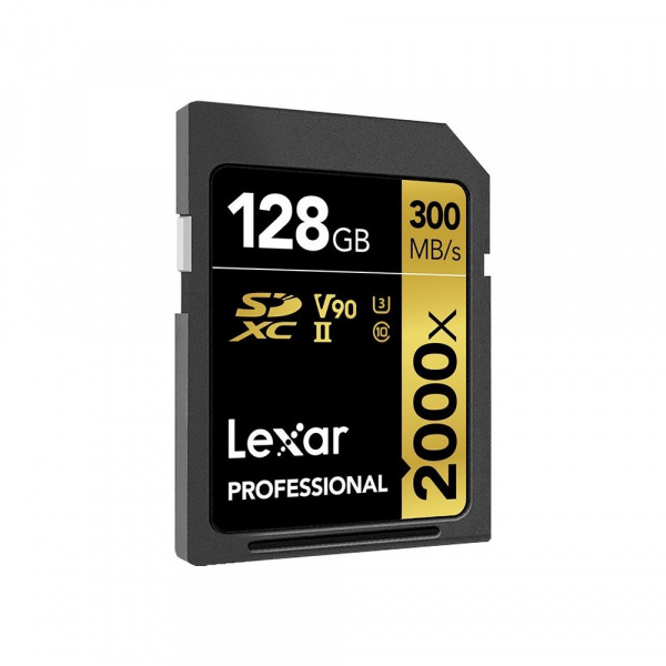 Carte mémoire SDXC™ Pro 2000x UHS-II (U3) 128Go série GOLD