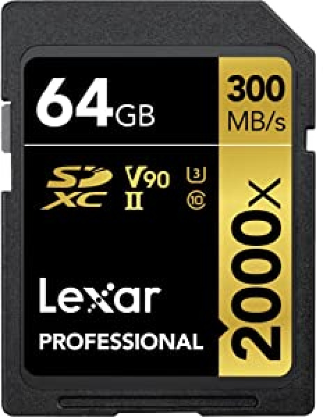 Carte mémoire SDXC™ Pro 2000x UHS-II (U3) 64Go série GOLD