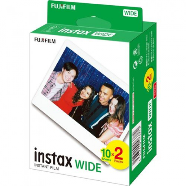 Bi-Pack Cartouche film Instax Wide 300 couleur 2x 10-vues
