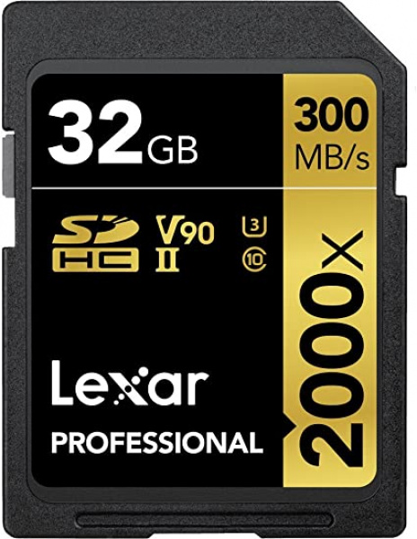 Carte mémoire SDXC™ Pro 2000x UHS-II (U3) 32Go série GOLD