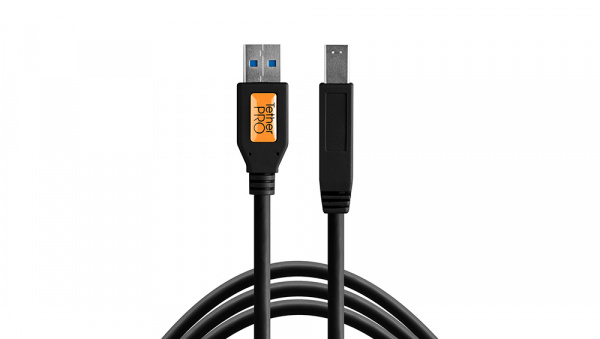 Câble TetherPro USB 3.0 Male A / USB 3.0 Male B 4,6M Noir