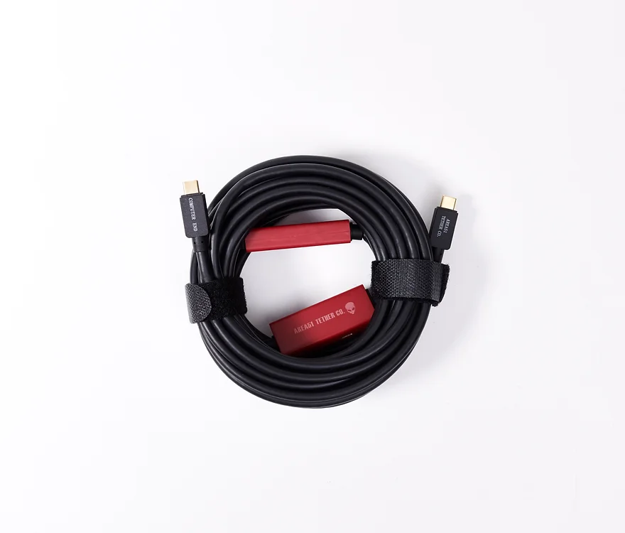 Câble TetherPro Las Molacas PRO+ Phase One IQ4 USB-C vers USB-C 9,5m R&B Orbs