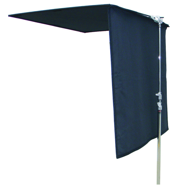 Drapeau avec rideau toile noir - Floppy 120 x 120 cm